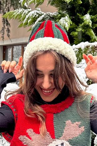 Zone Design Hand-Knitted Hat | Hohoho