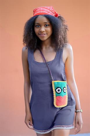 Zone Design Hand-Knitted Phone Bag | Şaşko