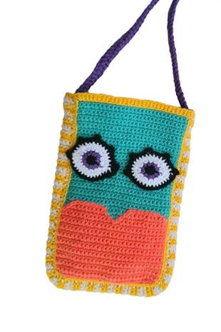 Zone Design Hand-Knitted Phone Bag | Şaşko