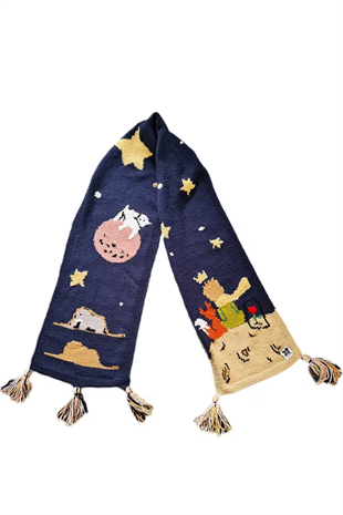 Zone Design Küçük Prens El Örgüsü Atkı