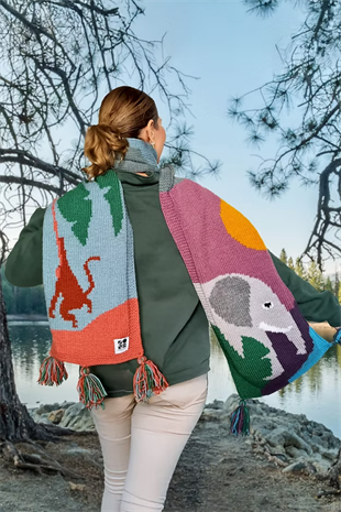 Zone Design Tropiko El Örgüsü Atkı Şal