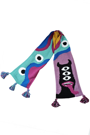 Zone Design Uzaylı El Örgüsü Atkı Şal