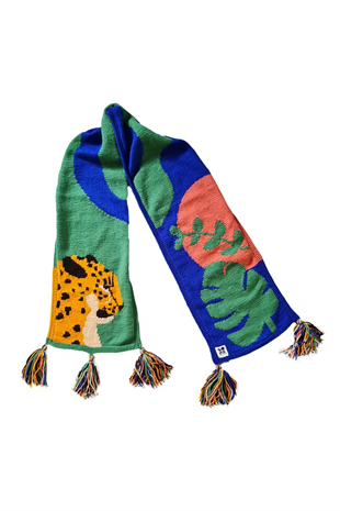 Zone Design Vahşi Biri El Örgüsü Atkı