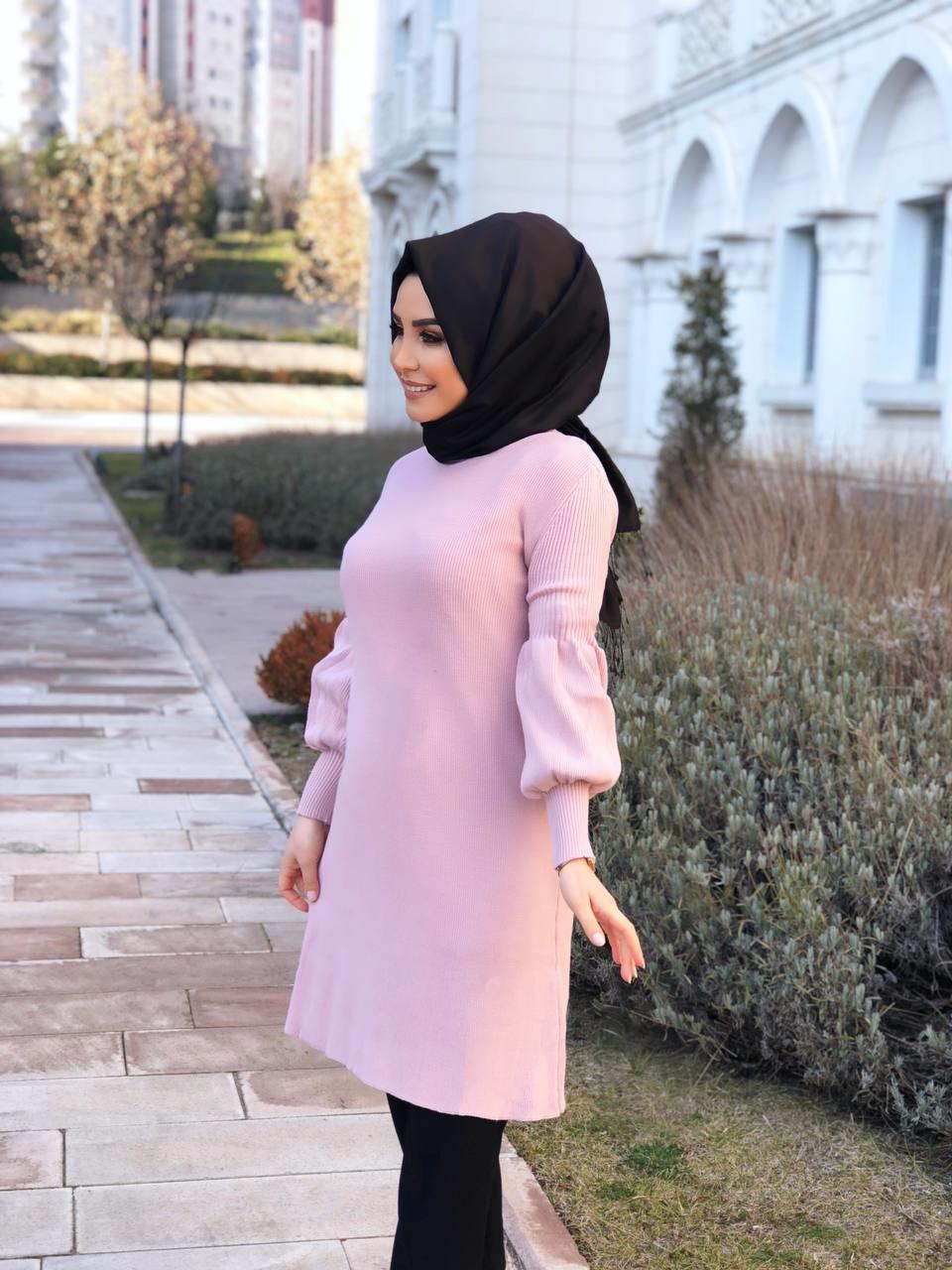 Safiye Başol Standart Triko Tunik
