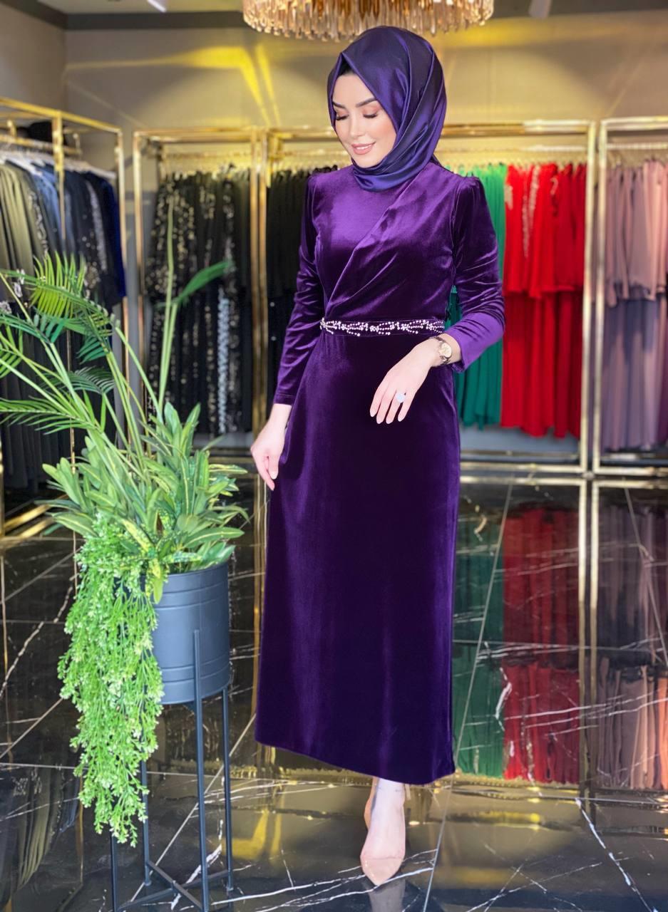Safiye Başol Kadife Elbise