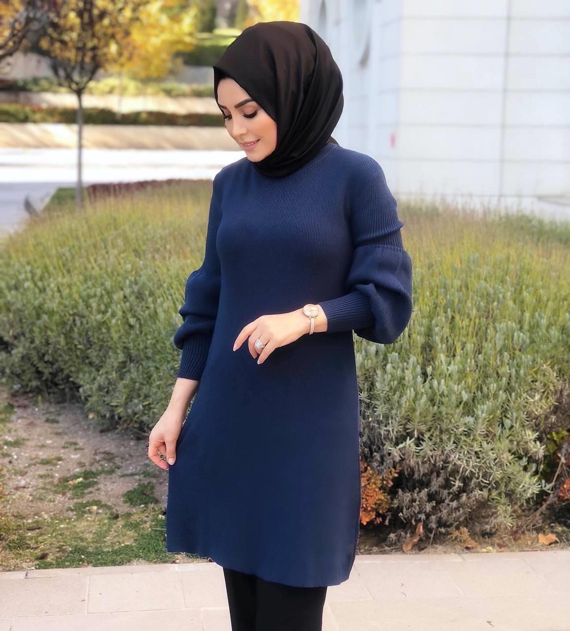 Safiye Başol Standart Triko Tunik