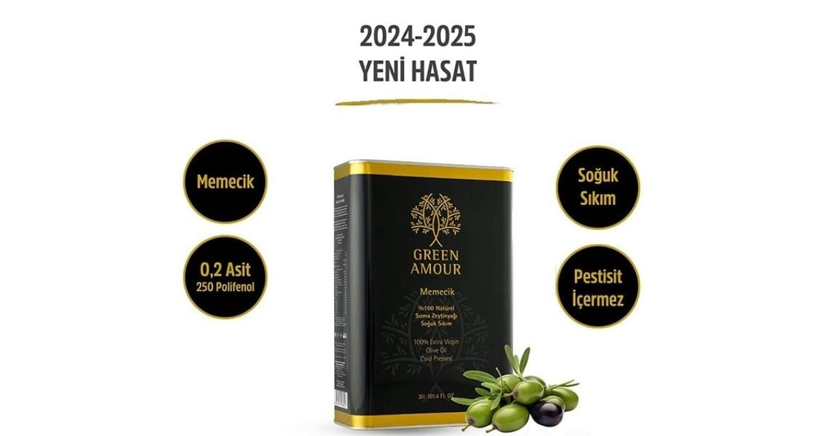 Soğuk Sıkım Memecik Zeytinyağı