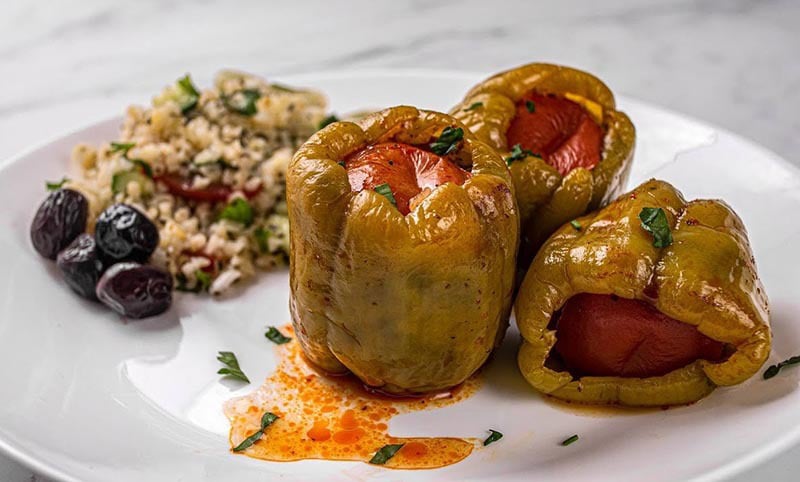 Zeytinyağlı Biber Dolması