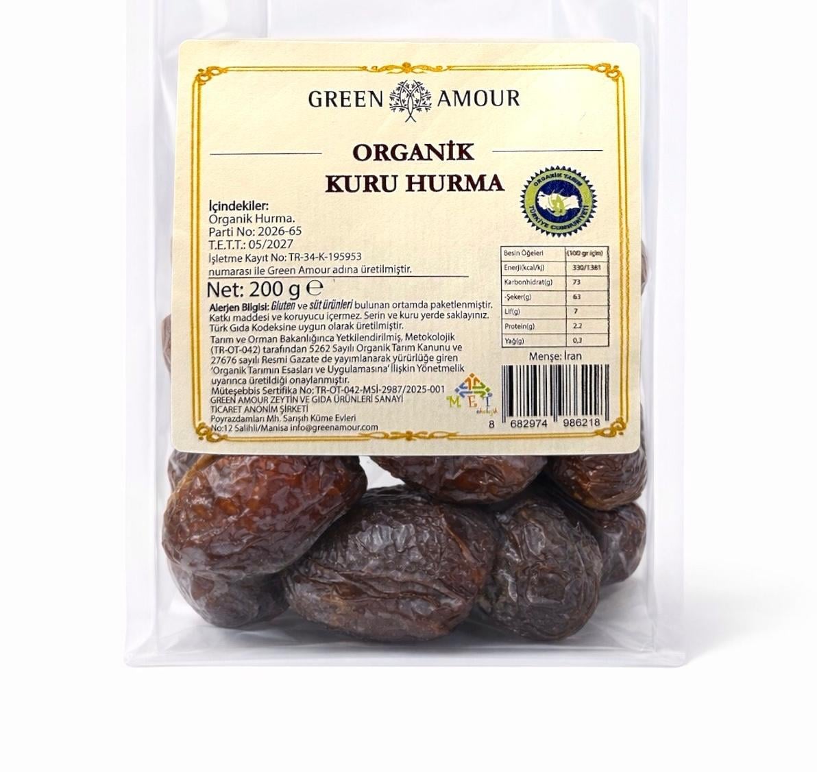 Organik Kuru Hurma 