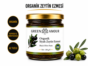 Green Amour Siyah Zeytin Ezmesi 