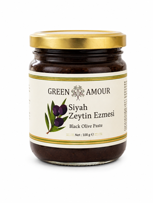 Green Amour Siyah Zeytin Ezmesi 