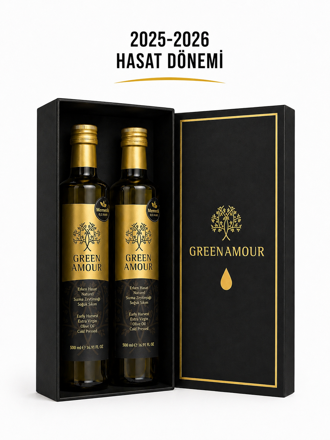 Green Amour Hediye Kutusu ( 2 Adet 500ml Erken Hasat) 