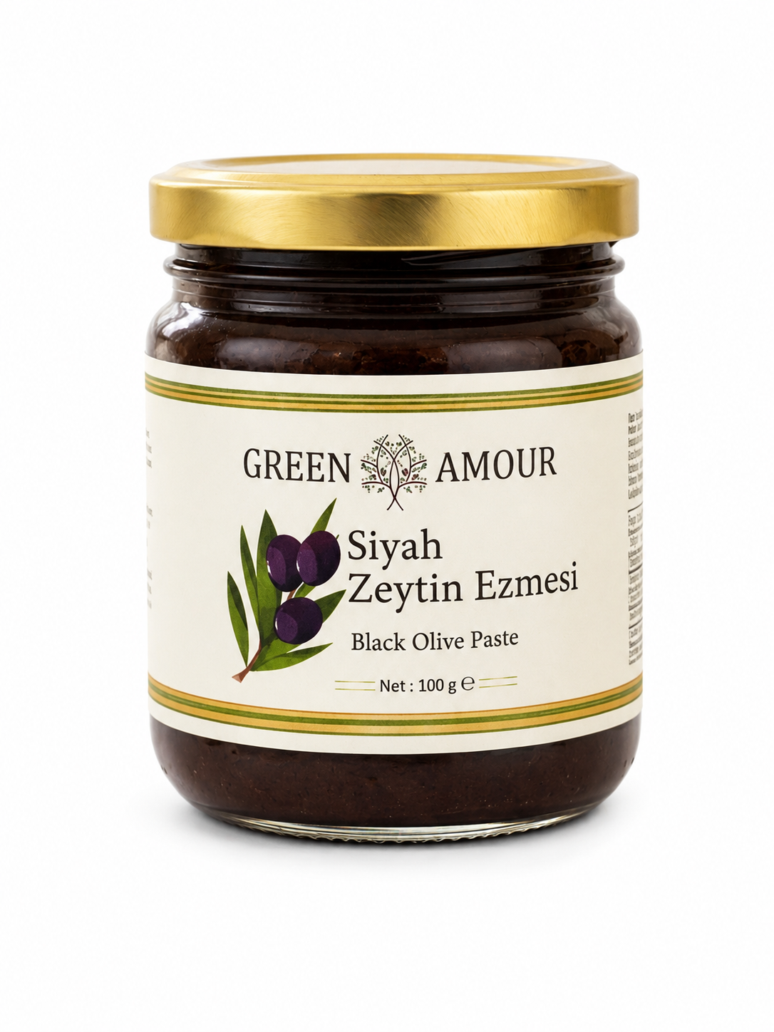 Green Amour Siyah Zeytin Ezmesi 