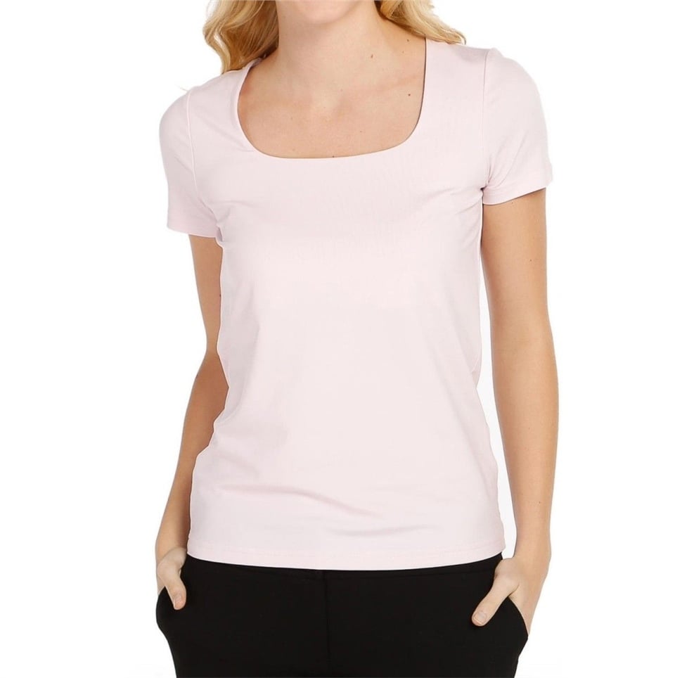 Basic Jersey Tişört - Gül Kurusu