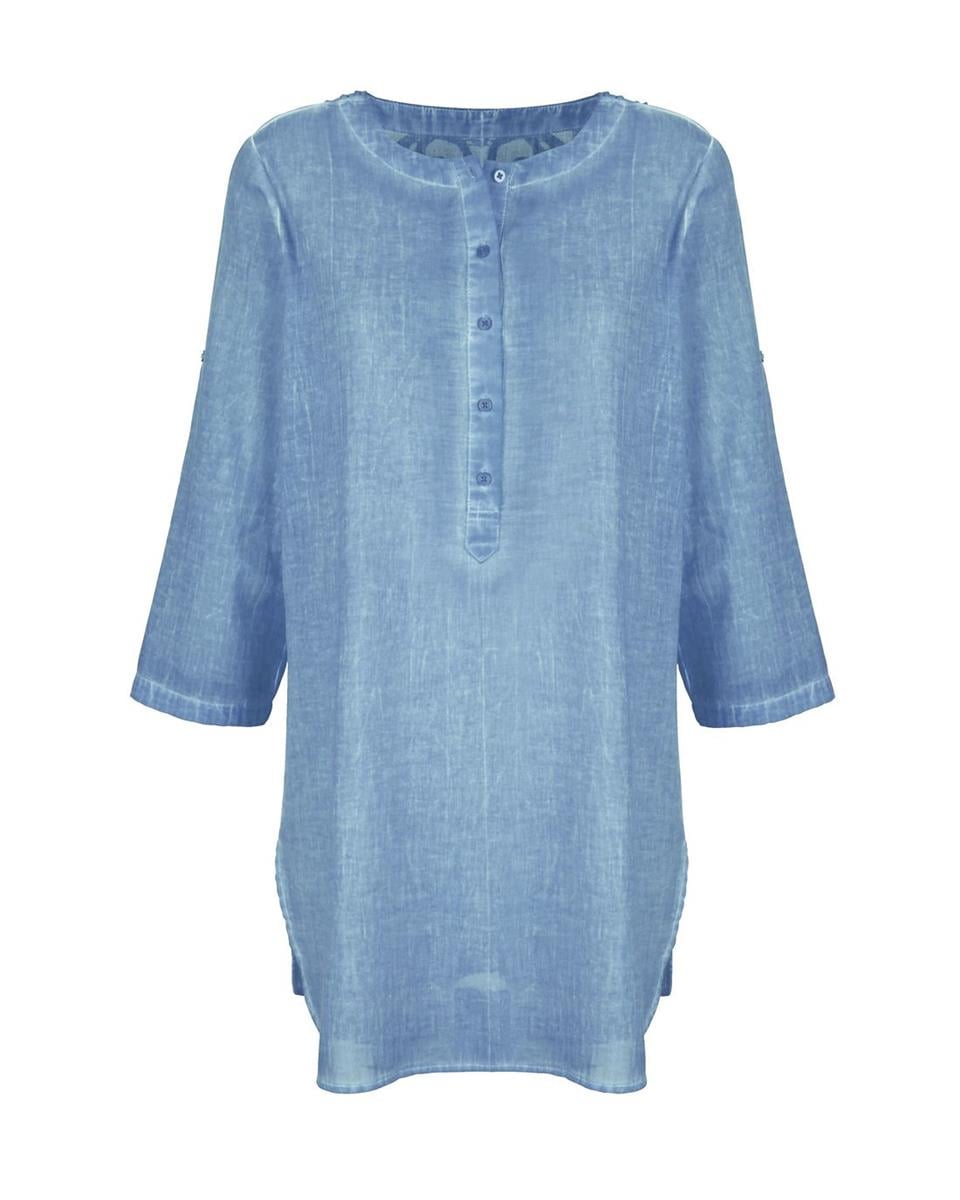 Dantelli Tunik - Mavi