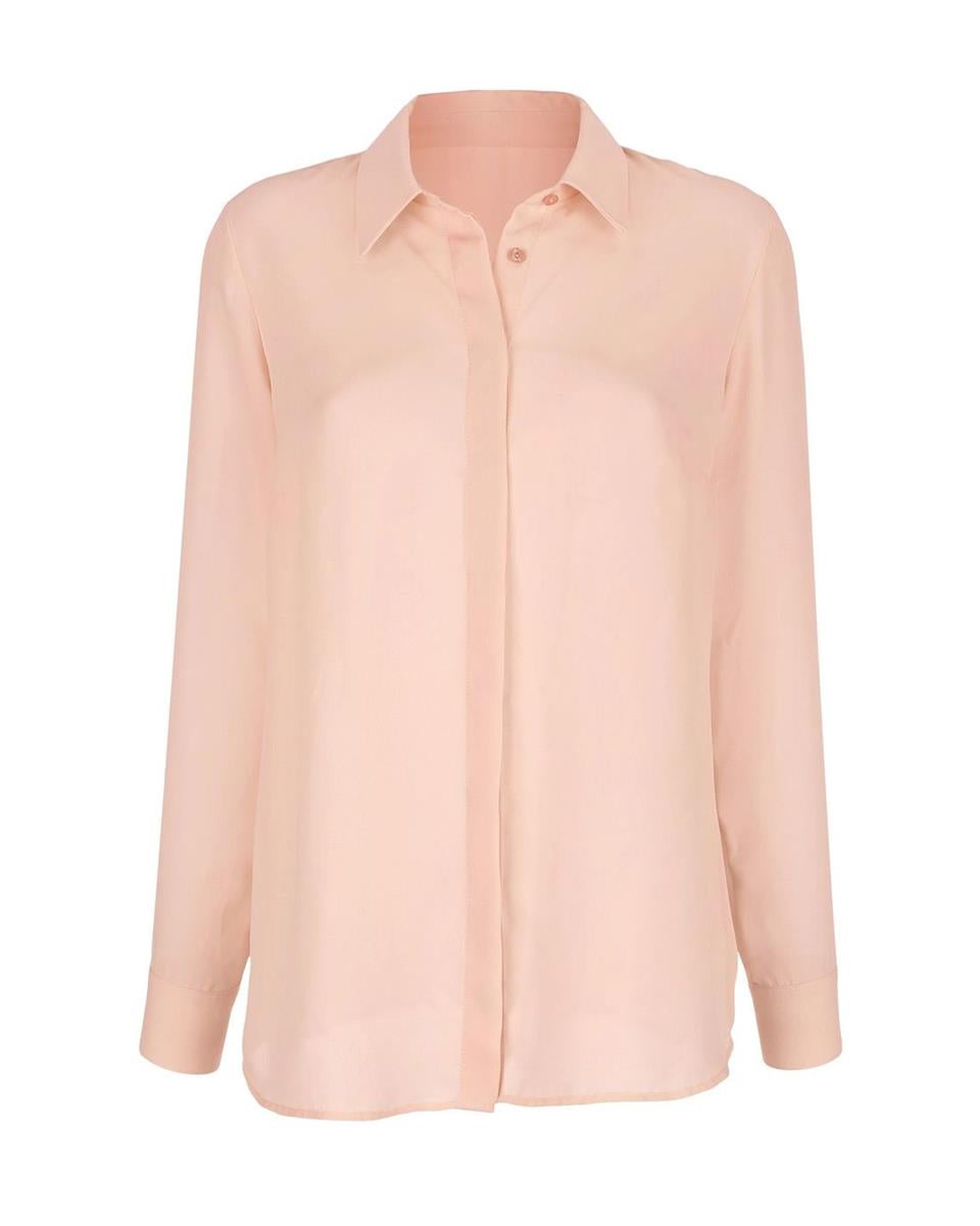 Şifon Gömlek - Şeftali