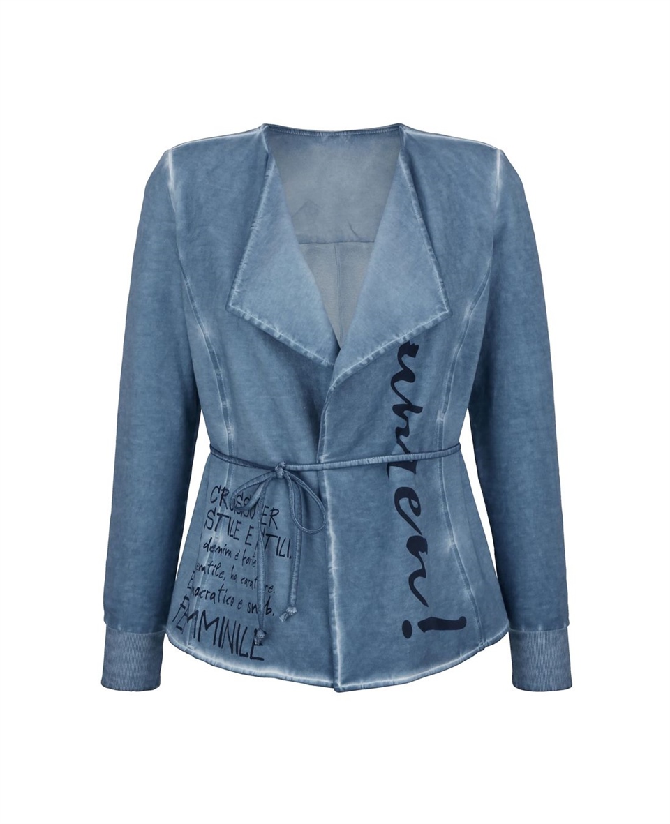 Sweat Ceket - Mavi