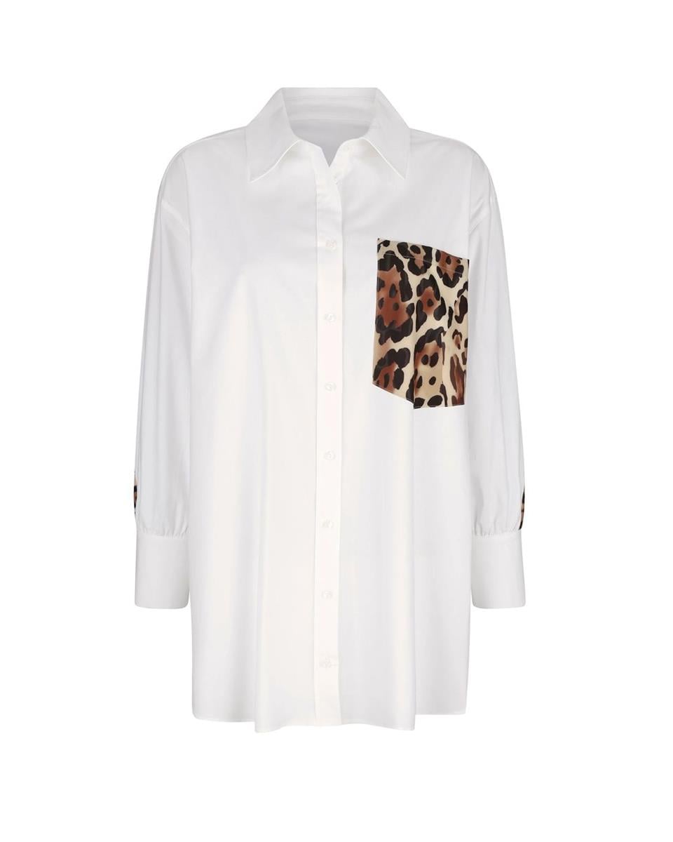 Uzun Comfort Gömlek - Beyaz