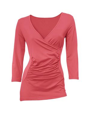 3/4 Kollu Tişört - Narçiçeği