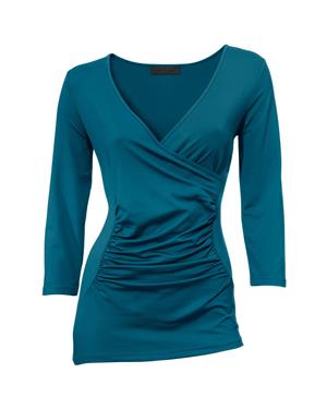 3/4 Kollu Tişört - Petrol