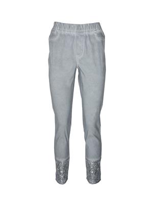 Payetli Pantolon - Gri