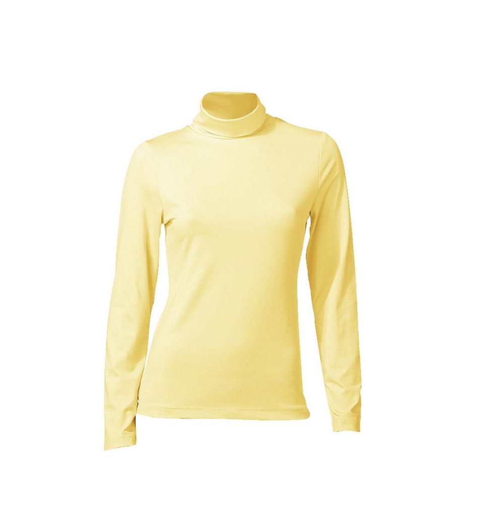 Balıkçı Yaka Tişört - Sarı