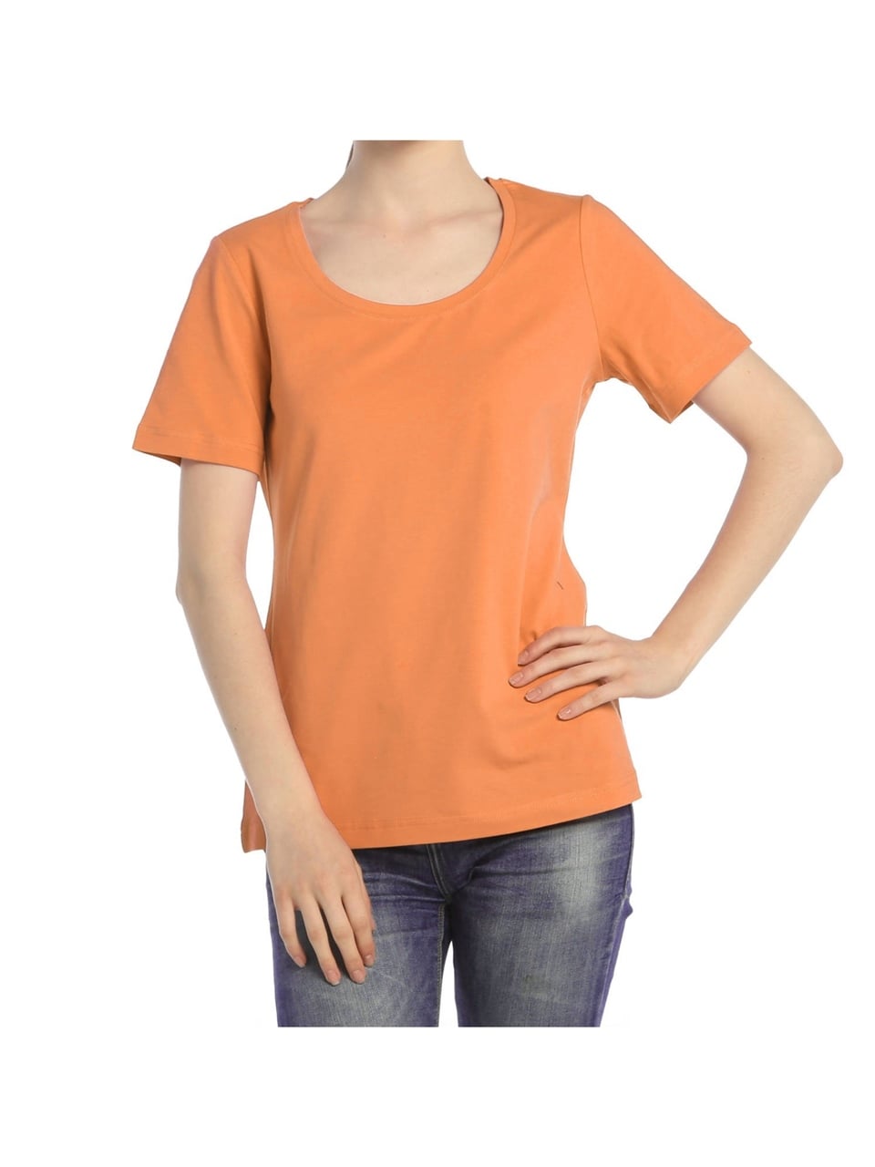 Basic Tişört - Turuncu
