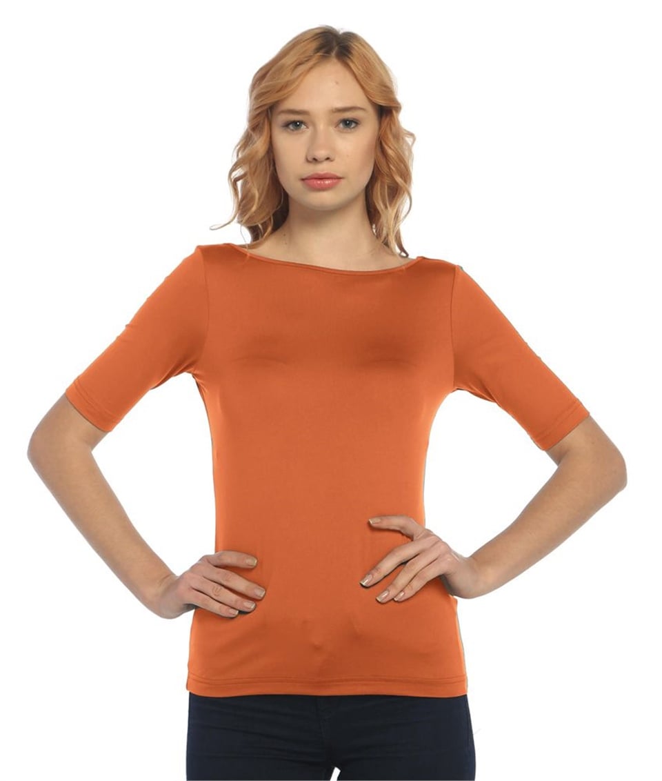 Basic Tişört - Turuncu