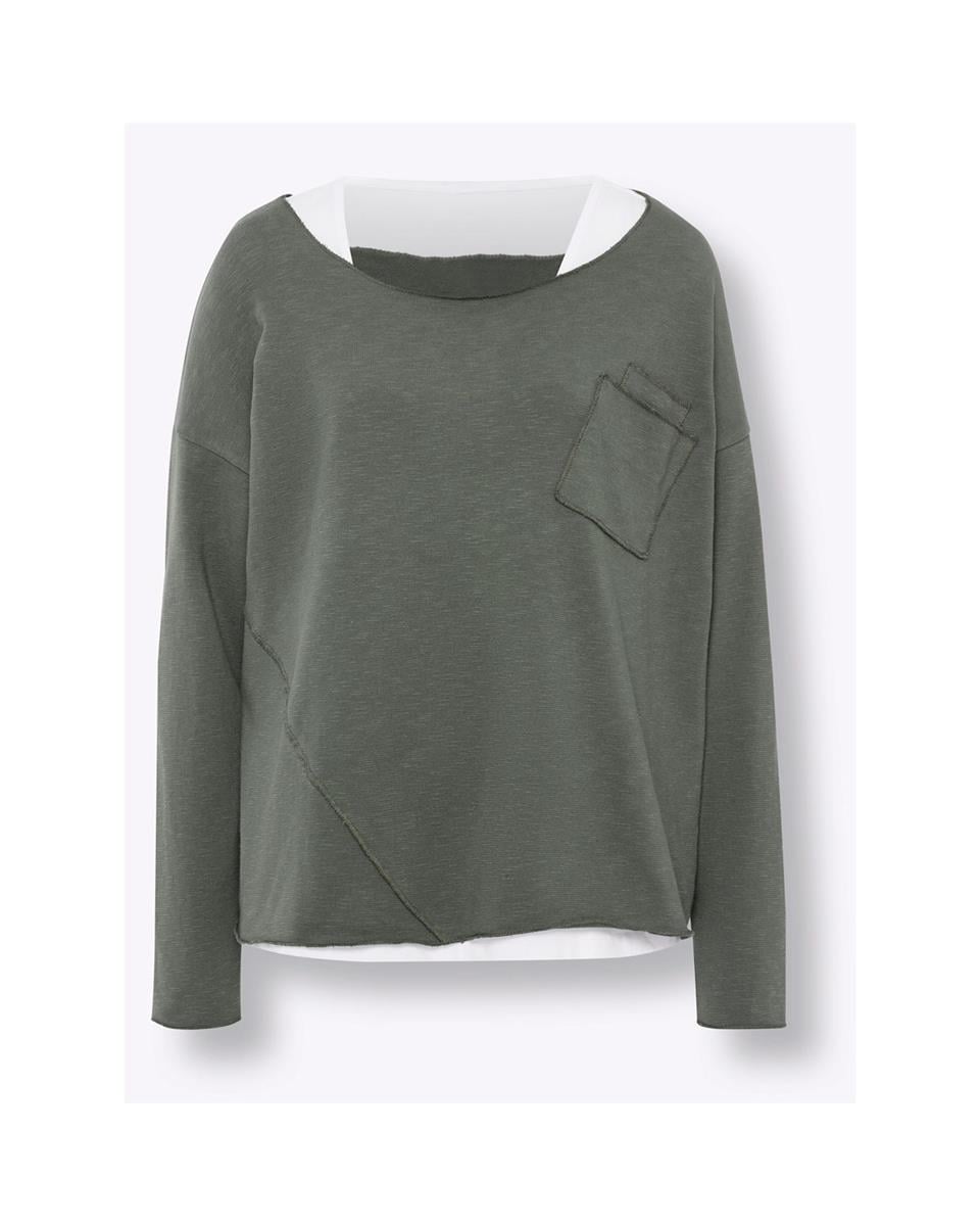 Bluz-Tişört 2 Parça - Yeşil