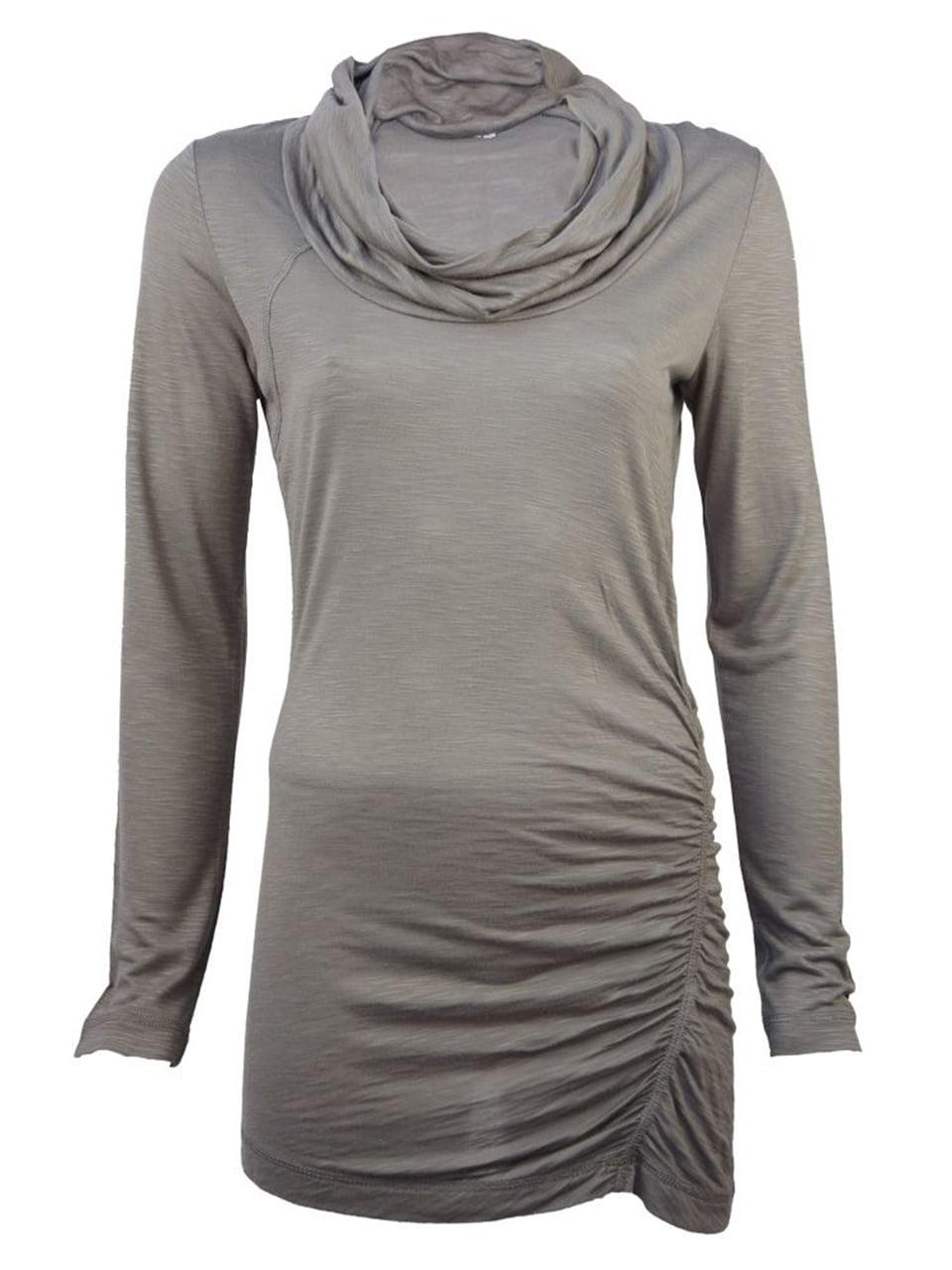 Boğazlı Bluz - Gri