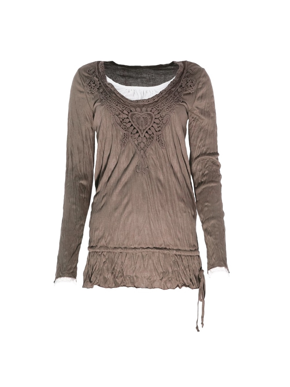 Dantelli Bluz - Vizon