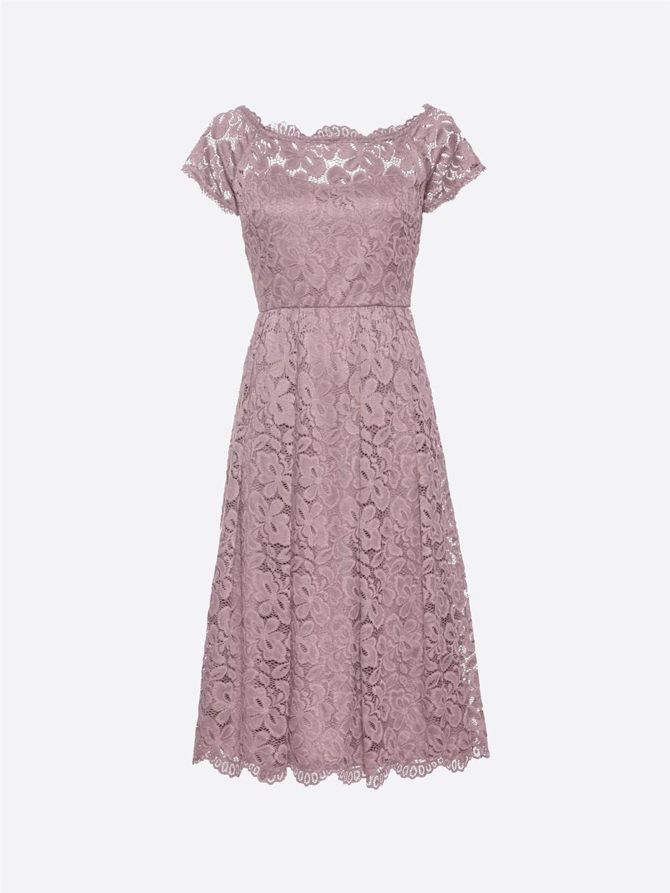 Dantelli Elbise - Leylak