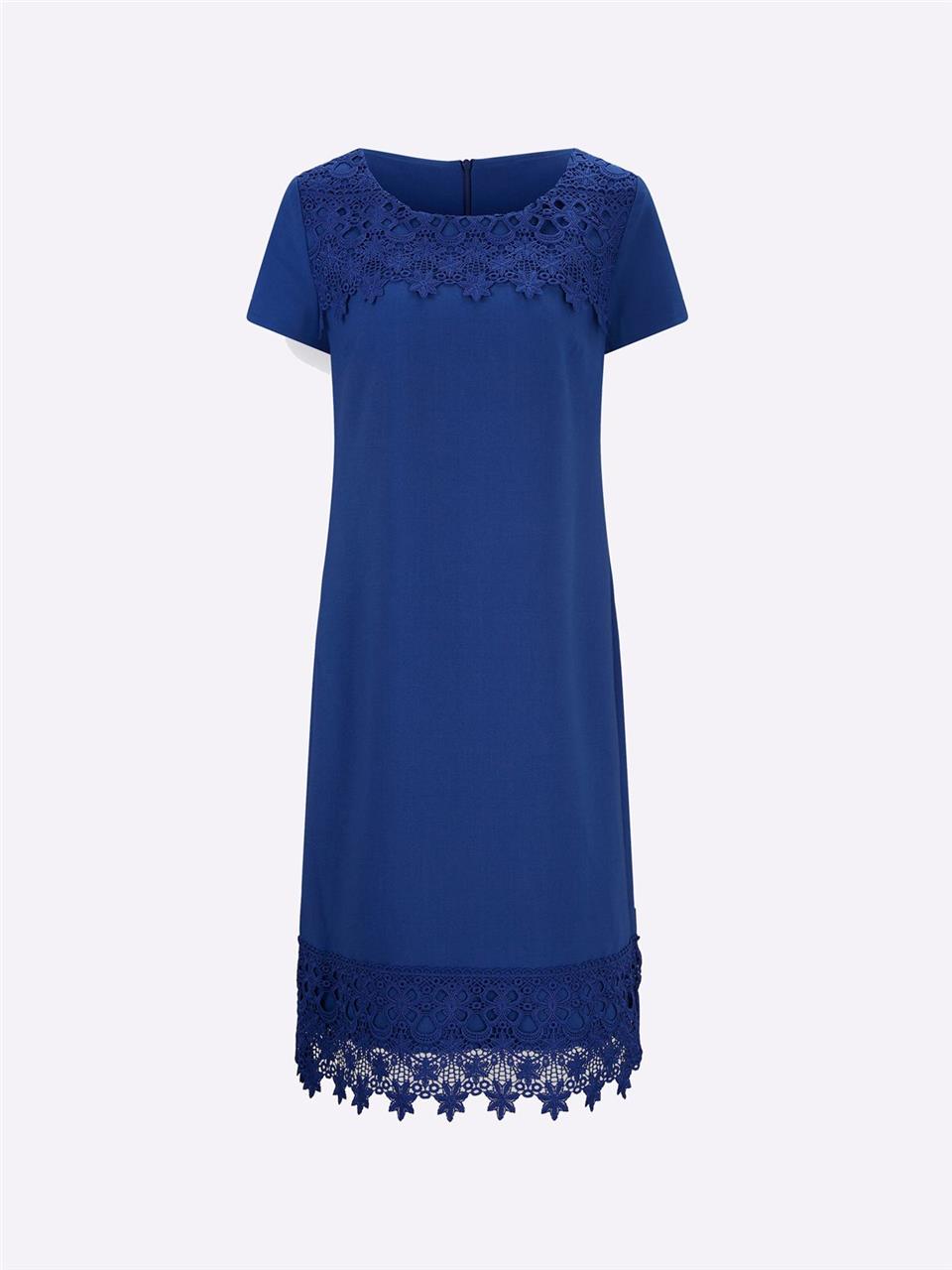 Dantelli Elbise - Mavi
