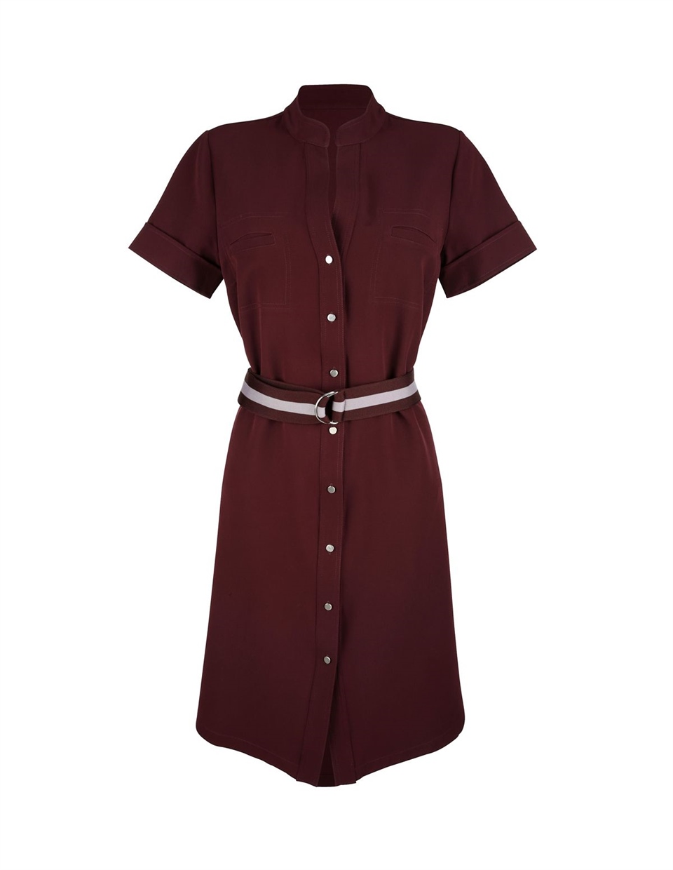 Elbise - Bordo