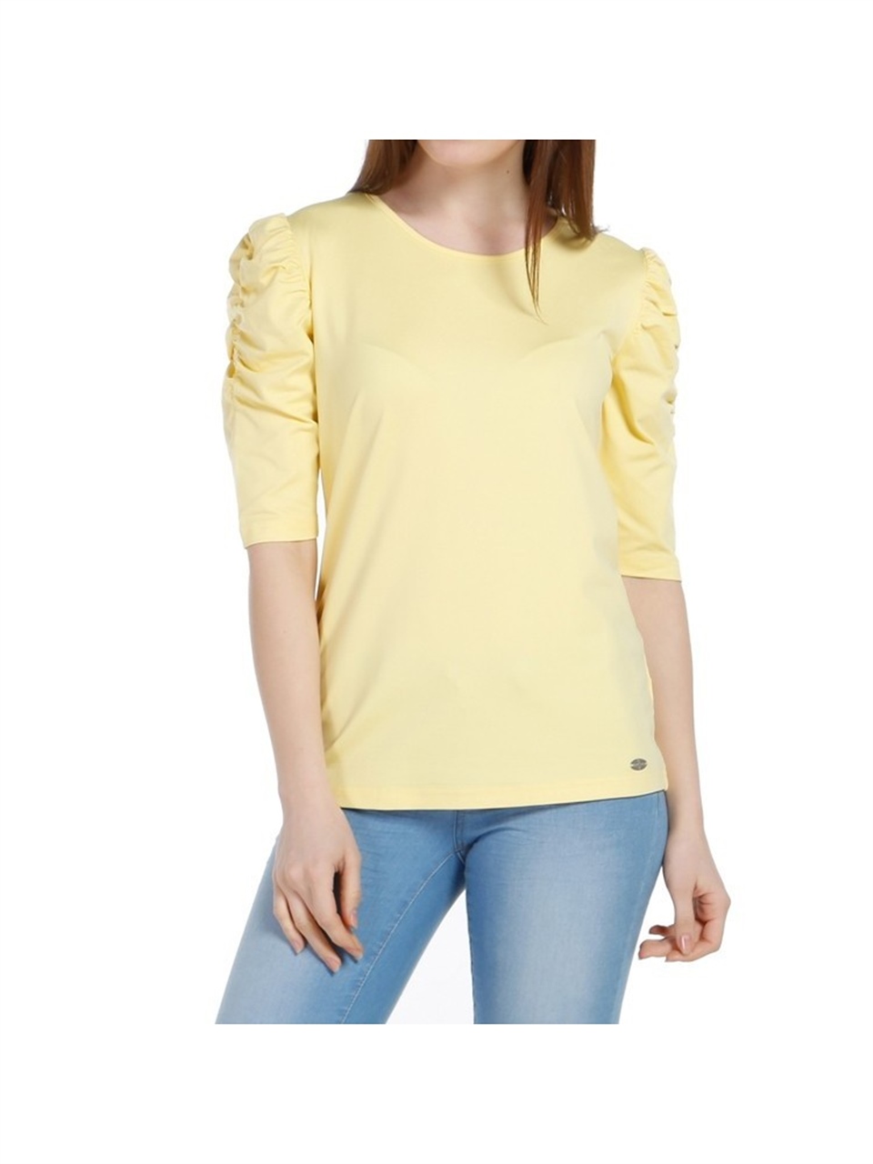 Kısa Kollu Tişört - Limon