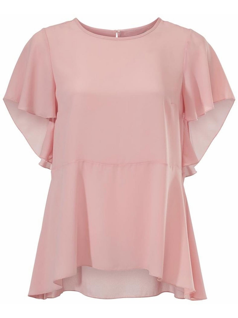 Şifon Bluz - Gül Kurusu