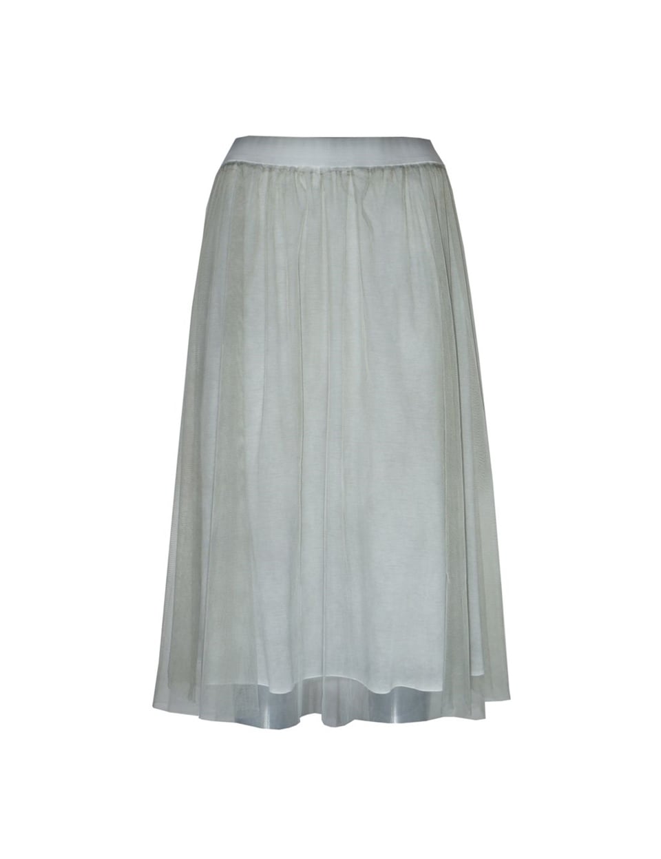 Şifon Etek - Gri