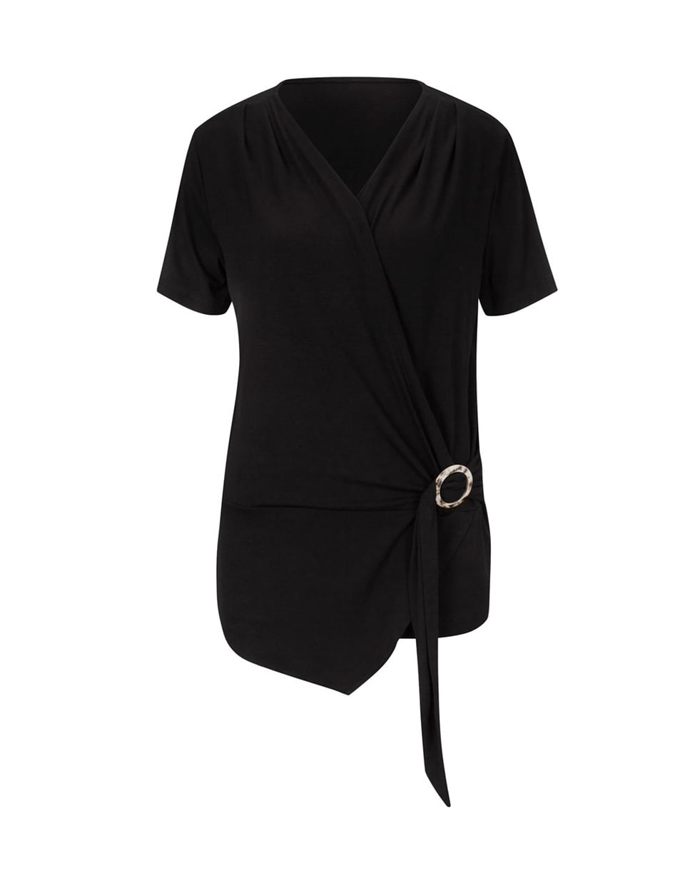 Tokalı Bluz - Siyah