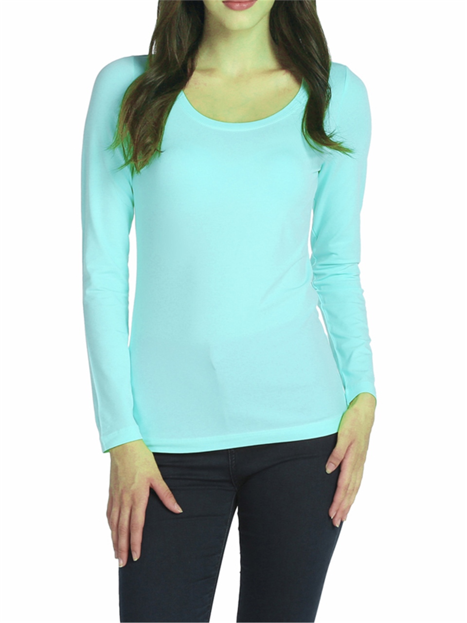 Uzun Kollu T-shirt - Gece Mavisi