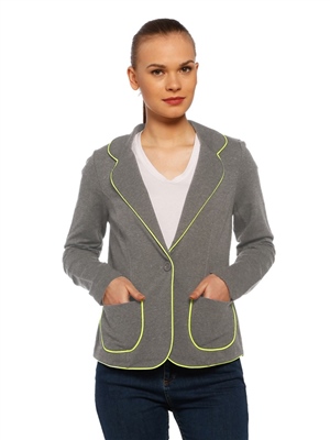 Blazer Ceket - Gri