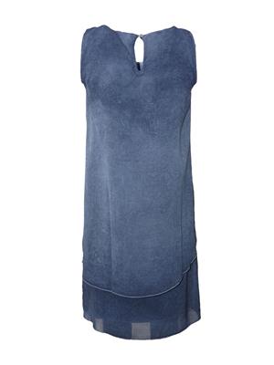 Şifon Elbise - Mavi