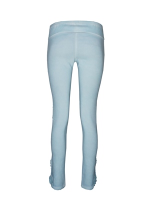 Skinny Dantel Pantolon - Açık Mavi