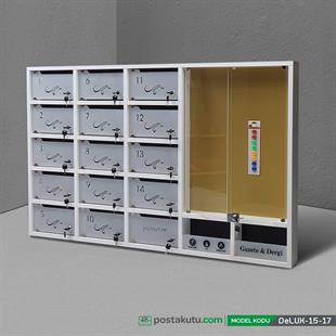 Delüx 14-15-16-17 Dairelik Apartman İlan Panolu Posta Kutusu