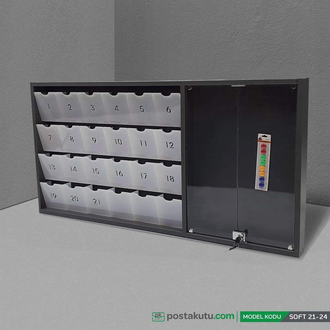 Soft 24 Dairelik Apartman İlan Panosu ve Posta Kutusu