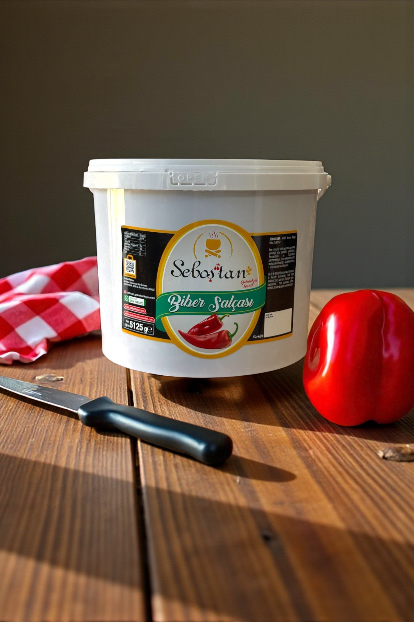 ACI BİBER SALÇASI (5 KG )