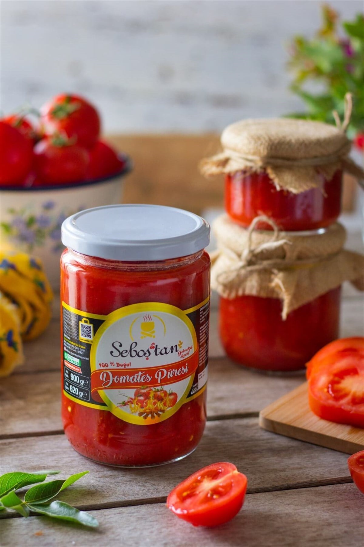KÜÇÜK KAVANOZ DOMATES PÜRESİ KONSERVE