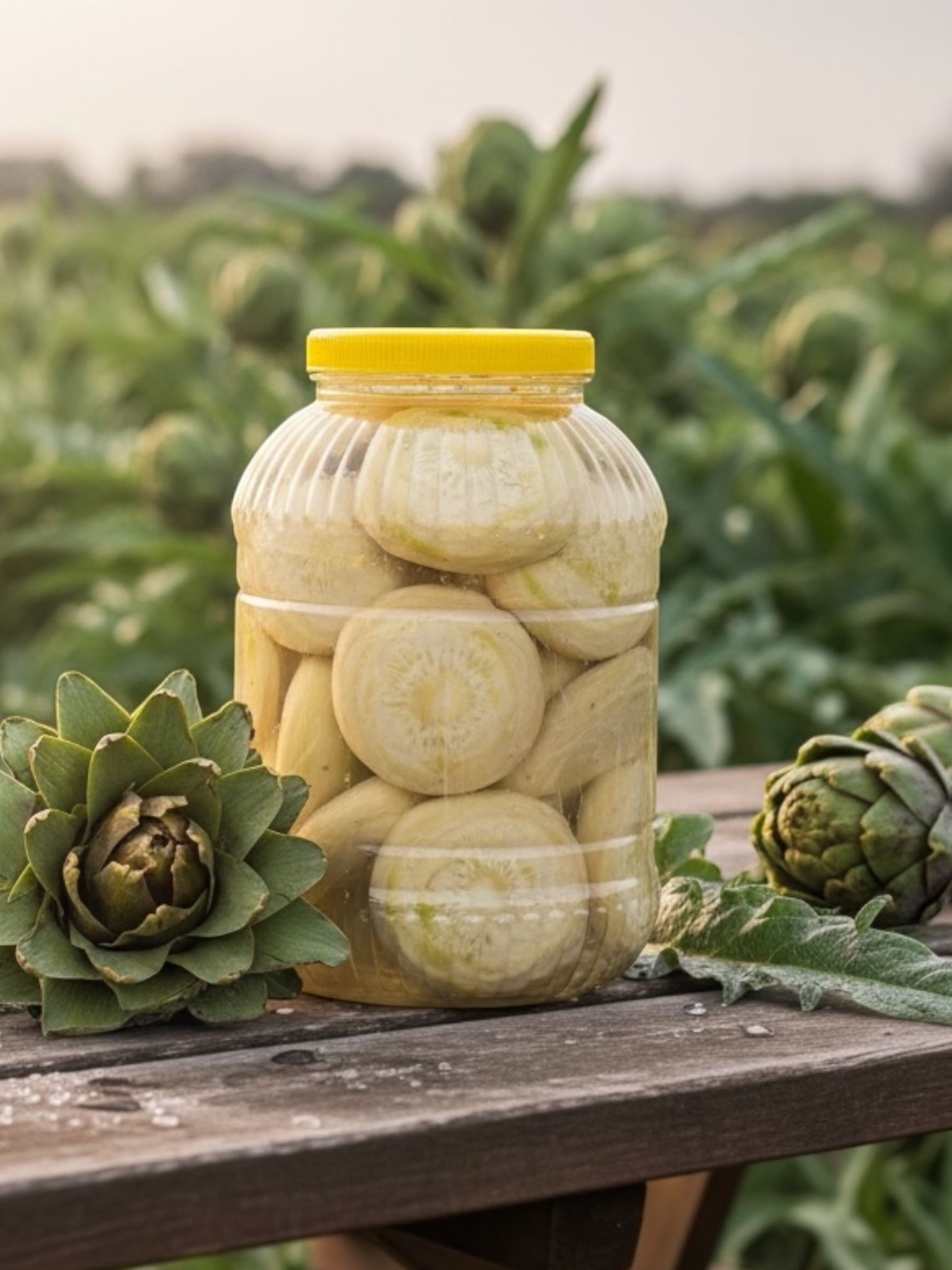 (Ön Sipariş ) 30 lu enginar çanağı bidonda