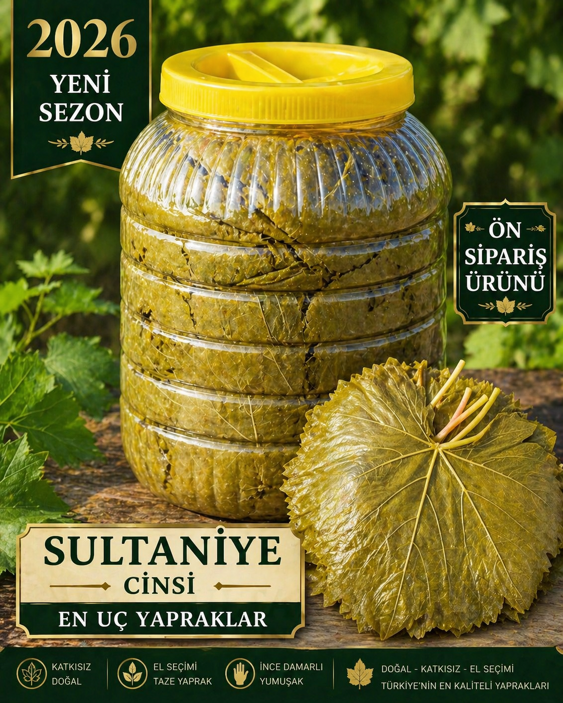 (ÖN SİPARİŞ) AVANTAJLI 2 Lİ SALAMURA YAPRAK  PAKETİ 