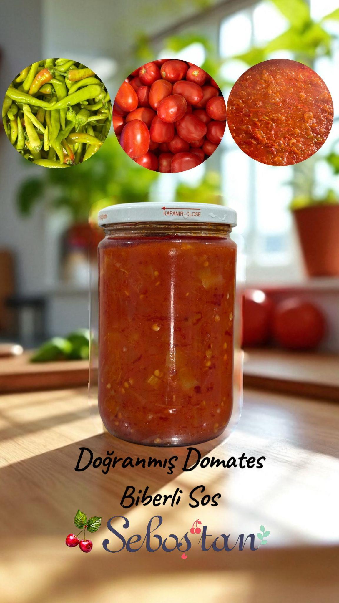 DOĞRANMIŞ DOMATES BİBERLİ