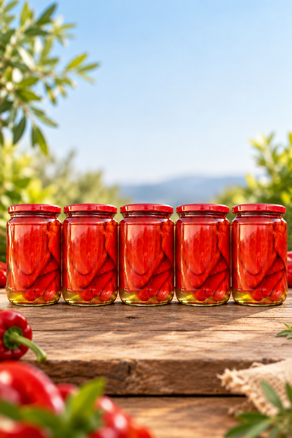 KÖZLENMİŞ BİBER KONSERVESİ 5'Lİ PAKET
